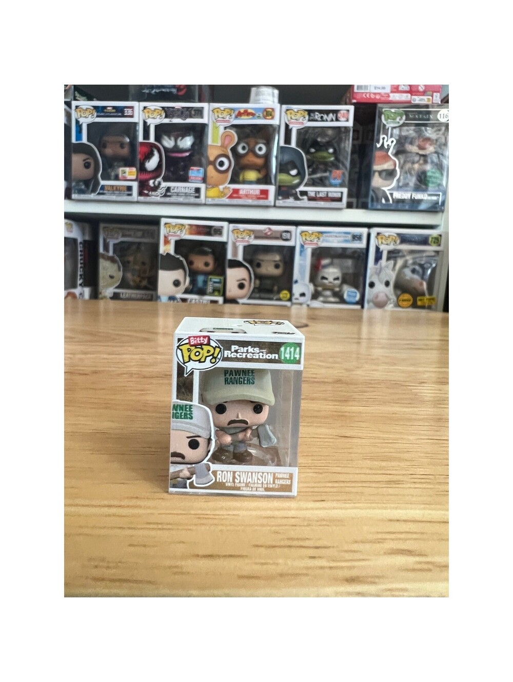 RARE CHASE BITTY Pawnee Ranger Ron Swanson 1-Inch Parks & Rec #1414 Television